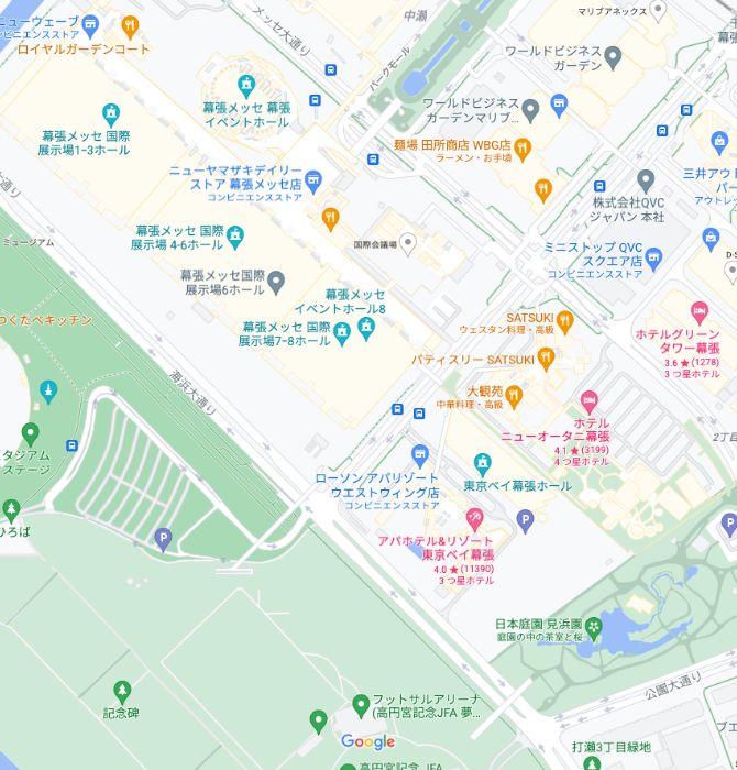 会場周辺地図 | SUBARU東京オートサロン2023