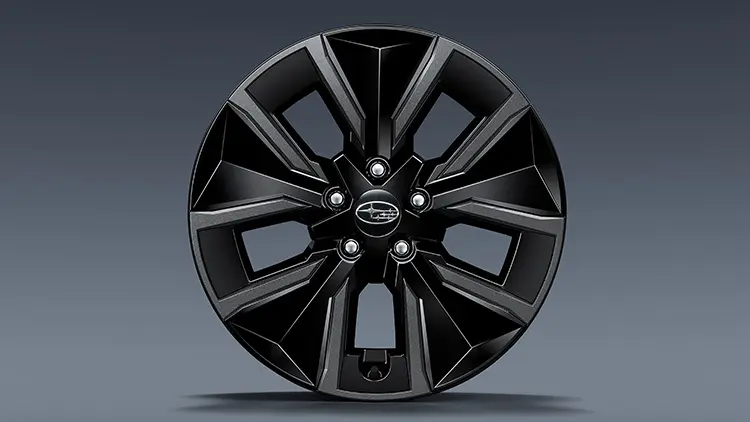 トレイルシーカー　18インチアルミホイール（ガンメタリック塗装）＋フルエアロキャップ（ブラック塗装＋マットブラック塗装）