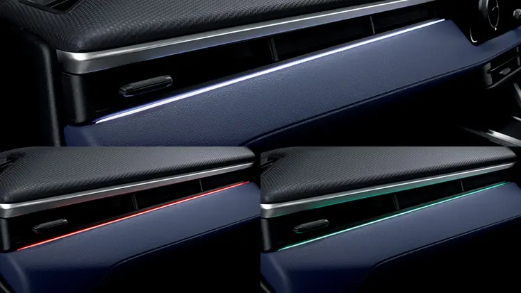 トレイルシーカー　マルチカラーアンビエント照明（インパネ/インナードアハンドル）