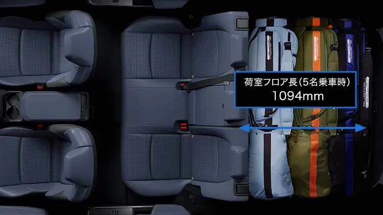 トレイルシーカー　5名乗車時