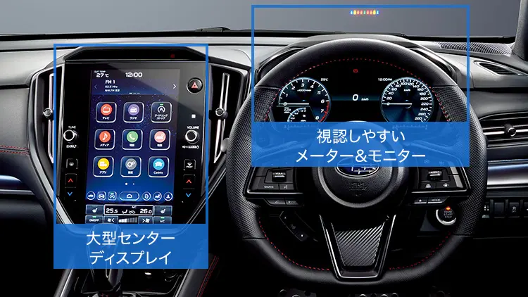 WRX S4　インターフェース