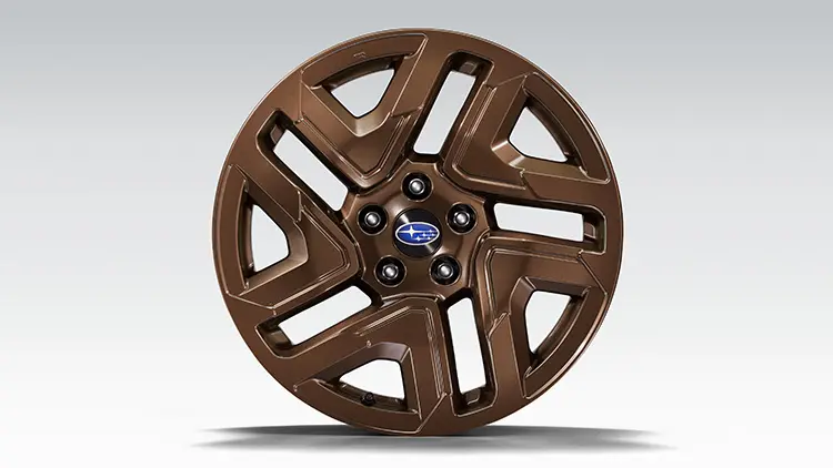 フォレスター 225/55R18オールシーズンタイヤ&18インチアルミホイール(ブロンズ塗装)